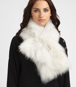 A natural or dyed textured style. Length, about 40 Dry clean Imported Fur origin: China 