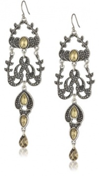Lucky Brand Fancy Pave and Stone Chandelier Earrings Lucky Brand Fancy Pave and Stone Chandelier Earrings