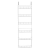 Storage Dynamics 5-Foot Vinyl Covered Steel Over door Storage Basket Rack