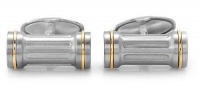 DOLAN BULLOCK 18K/StS Gold & Stainless Steel Cuff Links DOLAN BULLOCK 18K/StS Gold & Stainless Steel Cuff Links