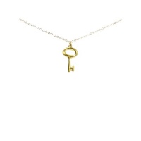 Dogeared Antique Key to My Heart Gold Dipped Necklace - 20 Inches Dogeared Antique Key to My Heart Gold Dipped Necklace - 20 Inches