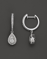Diamond and 14K White Gold Drop Earrings, .50 ct. t.w. Diamond and 14K White Gold Drop Earrings, .50 ct. t.w.