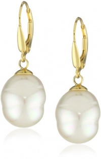 Majorica 12mm Baroque Pearl Drop Earrings Majorica 12mm Baroque Pearl Drop Earrings