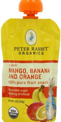 Peter Rabbit Organics Mango, Banana and Orange Snacks, 4-Ounce (Pack of 10) Peter Rabbit Organics Mango, Banana and Orange Snacks, 4-Ounce (Pack of 10)