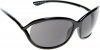 Tom Ford Jennifer FT0008 Sunglasses - 199 Shiny Black (Dark Gray Lens) - 61mm