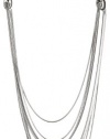 Nine West Spheres of Influence Silver-Tone Layered Necklace, 36