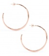 Gorjana Arc Large Hoops Rose Gold