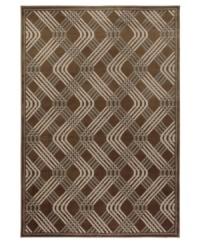 Purely Art Deco in inspiration, the Tribecca area rug boasts a layered, wavy design of natural, captivating color and depth. Woven of soft polypropylene for superior stain resistance and durability. (Clearance) Purely Art Deco in inspiration, the Tribecca area rug boasts a layered, wavy design of natural, captivating color and depth. Woven of soft polypropylene for superior stain resistance and durability. (Clearance)