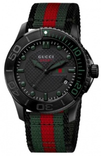 Gucci G Timeless Nylon Strap Mens Watch YA126229 Gucci G Timeless Nylon Strap Mens Watch YA126229