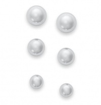 Giani Bernini Sterling Silver Earrings Set, Set of 3 Ball Stud Earrings Giani Bernini Sterling Silver Earrings Set, Set of 3 Ball Stud Earrings