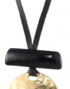 Kenneth Cole New York Urban Desert Gold-Tone Disc Pendant Necklace