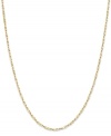 Add a touch of shine with a simple chain. Giani Bernini's 24k gold over sterling silver necklace features a twisted design. Approximate length: 18 inches.