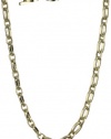 Anne Klein Daisy 17 Gold-Tone Chain Link Necklace