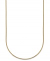 Once more, with feeling. Giani Bernini's popcorn chain, set in stunning 24k gold over sterling silver, offers a textured feel to enhance the attraction. Approximate length: 20 inches.