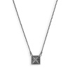 Michael Kors Pavé Pyramid Pendant Necklace - Czech crystals / Brass