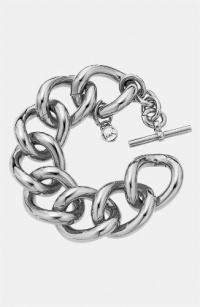 MICHAEL Michael Kors Glam Classics Chunky Chain Link Toggle Bracelet - Silver MICHAEL Michael Kors Glam Classics Chunky Chain Link Toggle Bracelet - Silver