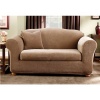 Sure Fit Stretch Stripe 2-Piece Sofa Slipcover, Brown