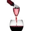 Metrokane Rabbit Wine Aerating Pourer with Bonus 2 Piece Stopper Set (colors may vary)