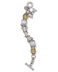 MARC BY MARC JACOBS refines the big bag theory with this studded bracelet, crafted of brass and accented with bold bow detailing. MARC BY MARC JACOBS refines the big bag theory with this studded bracelet, crafted of brass and accented with bold bow detailing.