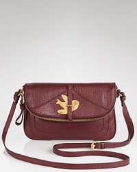 Rock a heavy metal with this crossbody bag from MARC BY MARC JACOBS. Crafted of leather and accented by a playful brass bird, it's a day-to-night right take on the brand's always cool aesthetic. Rock a heavy metal with this crossbody bag from MARC BY MARC JACOBS. Crafted of leather and accented by a playful brass bird, it's a day-to-night right take on the brand's always cool aesthetic.