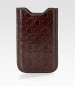 A slipcase for the iPhone® user who appreciates elegant craftsmanship as much as on-the-go style in embossed calfskin leather. Leather Accommodates all iPhone 4/4S models 3½W X 5H Made in Italy 