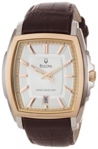 Bulova Men's 98B150 Precisionist Two-Tone Tonneau Strap Watch Bulova Men's 98B150 Precisionist Two-Tone Tonneau Strap Watch