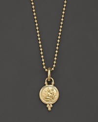 18K yellow gold angel pendant. Designed by Temple St. Clair. 18K yellow gold angel pendant. Designed by Temple St. Clair.