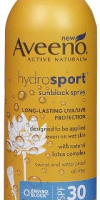 Aveeno Hydrosport SPF 30 Spray, 5 Ounce Aveeno Hydrosport SPF 30 Spray, 5 Ounce