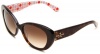 Kate Spade Women's Franc2S Cat Eye Sunglasses,Tortoise Frame/Brown Gradient Lens,One Size