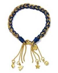Weave bohemian glamour into your look with Good Charma's braided gold bracelet. Worn stacked or solo, the textured trinket works like charm with laid-back looks. Weave bohemian glamour into your look with Good Charma's braided gold bracelet. Worn stacked or solo, the textured trinket works like charm with laid-back looks.