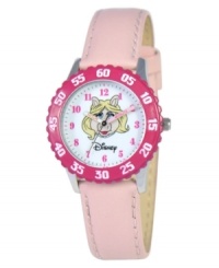 Help your kids stay on time with this fun Time Teacher watch from Disney. Featuring Miss Piggy from The Muppets, the hour and minute hands are clearly labeled for easy reading. Help your kids stay on time with this fun Time Teacher watch from Disney. Featuring Miss Piggy from The Muppets, the hour and minute hands are clearly labeled for easy reading.