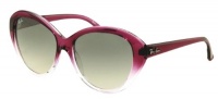Ray-Ban RB4163 Cateye Sunglasses 55 mm, Non-Polarized, Red Gradient/Transparent/Crystal Grey Gradient Ray-Ban RB4163 Cateye Sunglasses 55 mm, Non-Polarized, Red Gradient/Transparent/Crystal Grey Gradient