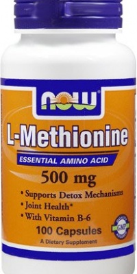NOW Foods L-Methionine 500 mg Caps, 100 ct NOW Foods L-Methionine 500 mg Caps, 100 ct