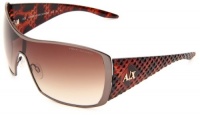 Armani Exchange Men's AX008/NS Shield Sunglasses,Brown,dark Havana Frame/Brown Shaded Lens,One Size Armani Exchange Men's AX008/NS Shield Sunglasses,Brown,dark Havana Frame/Brown Shaded Lens,One Size