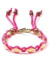 Edgy and effortless at once, this nylon bracelet from Vanessa Mooney is destined to be the new centerpiece of your bracelet stack. Simply tie it on.