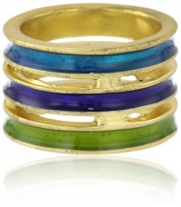 Kenneth Cole New York Modern Geo Faux Stacked Ring, Size 7.5 Kenneth Cole New York Modern Geo Faux Stacked Ring, Size 7.5