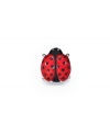 Let this adorable ladybug be your good luck charm, in sterling silver with brilliant red enamel wings. Donatella is a playful collection of charm bracelets and necklaces that can be personalized to suit your style! Available exclusively at Macy's.