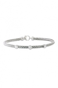 Effy Jewlery Balissima Sterling Silver and Diamond Bracelet, .19 TCW Effy Jewlery Balissima Sterling Silver and Diamond Bracelet, .19 TCW