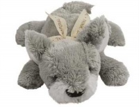 KONG Cozie Buster, Medium Dog Toy, Grey KONG Cozie Buster, Medium Dog Toy, Grey
