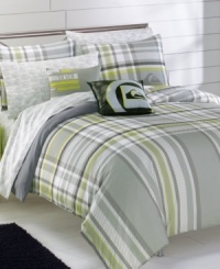Circle up. A graphic pattern of circle overlays featuring the Quiksilver gives your bed instant style cred. Featuring 200-thread count cotton. Circle up. A graphic pattern of circle overlays featuring the Quiksilver gives your bed instant style cred. Featuring 200-thread count cotton.