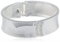 Kenneth Cole New York Shiny Metals Shiny Silver Pave Hinged Bangle Bracelet, 8 Kenneth Cole New York Shiny Metals Shiny Silver Pave Hinged Bangle Bracelet, 8