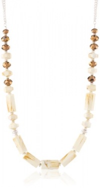 Kenneth Cole New York Urban Naturals Ivory Geometric Bead Long Necklace, 39 Kenneth Cole New York Urban Naturals Ivory Geometric Bead Long Necklace, 39
