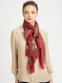 A fascinating design made from luxurious Indian wool.About 26 X 79WoolDry cleanImported A fascinating design made from luxurious Indian wool.About 26 X 79WoolDry cleanImported