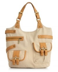 Your perfect sidekick for those busy days. This chic tote design from Olivia + Joy features an easy-going silhouette and plenty of pockets inside and out. Your perfect sidekick for those busy days. This chic tote design from Olivia + Joy features an easy-going silhouette and plenty of pockets inside and out.
