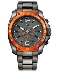 Tommy Hilfiger's signature style shines on this colorful sport watch. Tommy Hilfiger's signature style shines on this colorful sport watch.