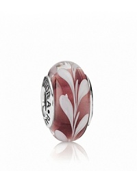A painterly swirl on this murano glass charm lends free-spirited style to your bracelet. Logo-engraved sterling silver trim displays the PANDORA signature. A painterly swirl on this murano glass charm lends free-spirited style to your bracelet. Logo-engraved sterling silver trim displays the PANDORA signature.
