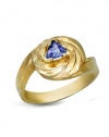 Effy Jewlery 14K Yellow Gold Tanzanite Ring, .30 TCW Ring size 7