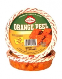 Paradise Diced Orange Peel, 4 Ounce Tubs (Pack of 12) Paradise Diced Orange Peel, 4 Ounce Tubs (Pack of 12)