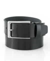 Finish off your dress look with this leather belt from Hugo Boss. Finish off your dress look with this leather belt from Hugo Boss.
