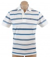 Tommy Hilfiger Men Thin Stripes Logo Polo T-shirt